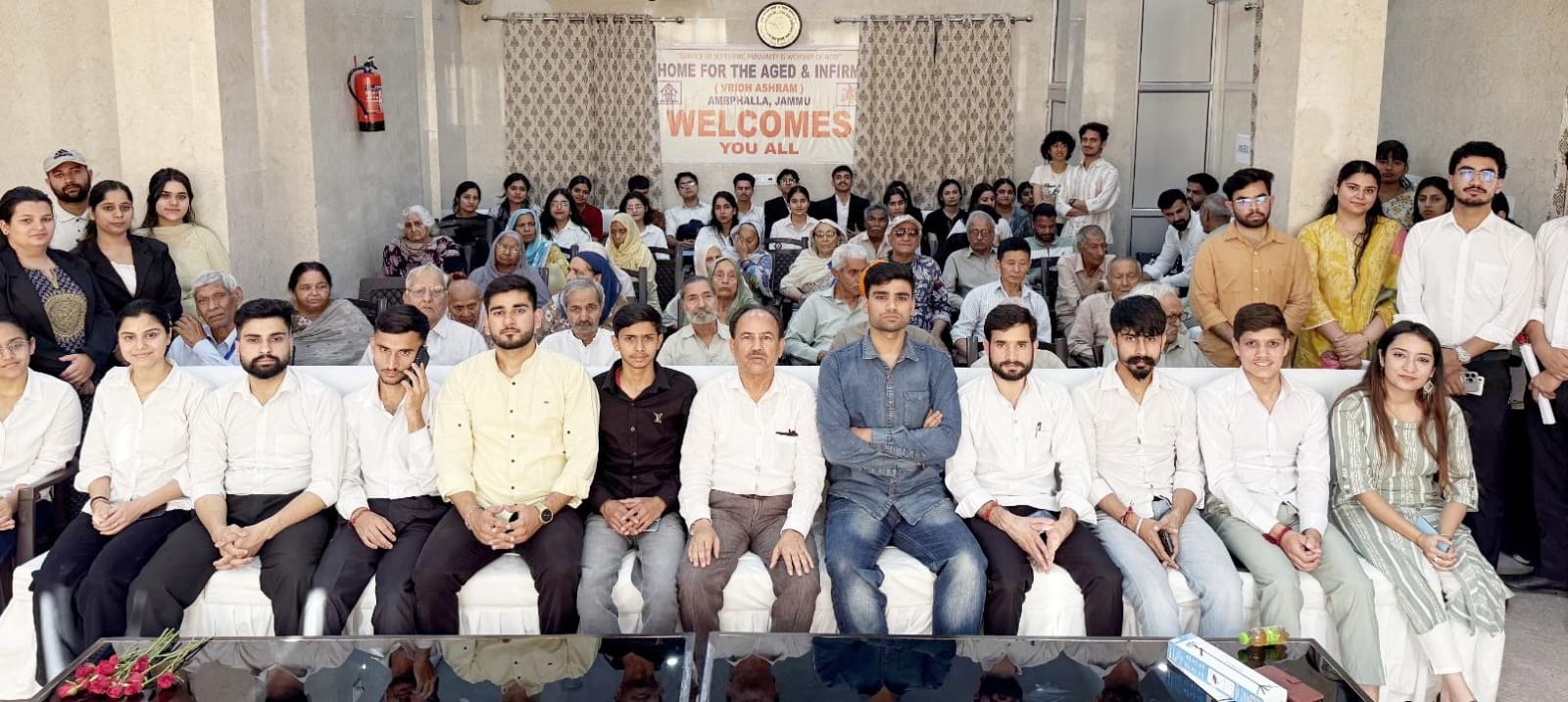 ABVP Law School JU visits Vridh Ashram